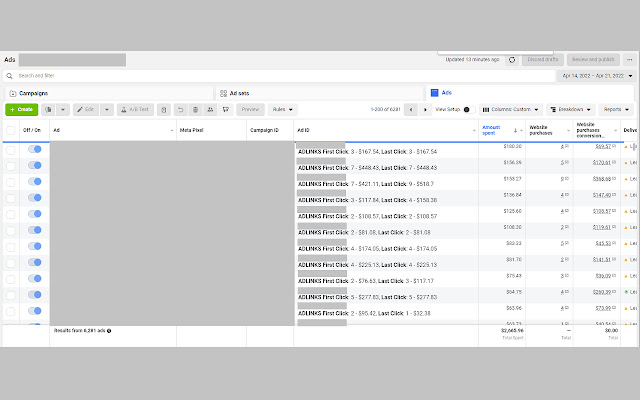 AdLinks  from Chrome web store to be run with OffiDocs Chromium online