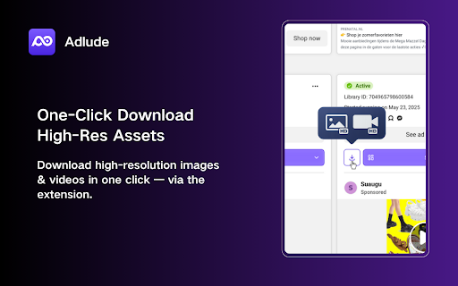 Adlude Save Facebook Winning Ads  from Chrome web store to be run with OffiDocs Chromium online