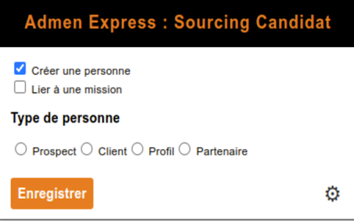 Admen Express Sourcing +  from Chrome web store to be run with OffiDocs Chromium online