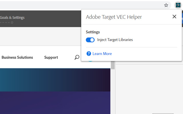 Adobe Target VEC Helper  from Chrome web store to be run with OffiDocs Chromium online