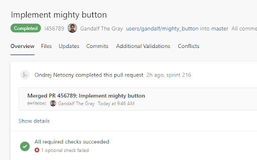 ADO Pull Request Sprint Label  from Chrome web store to be run with OffiDocs Chromium online