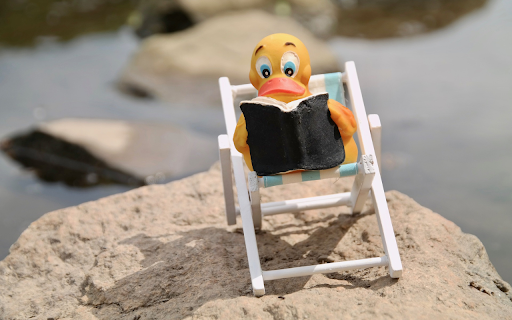 Adorable duck  from Chrome web store to be run with OffiDocs Chromium online