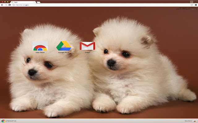 Adorable Puppies  from Chrome web store to be run with OffiDocs Chromium online