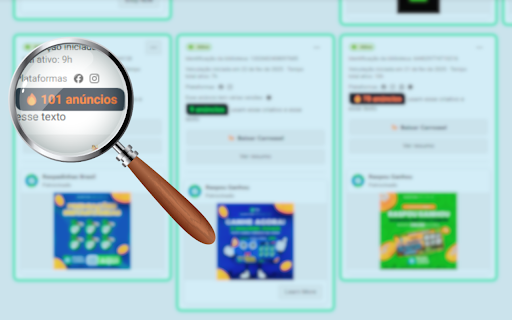 AdRecon Ad Spy  Library Finder  from Chrome web store to be run with OffiDocs Chromium online