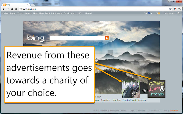 Ads4Charity  from Chrome web store to be run with OffiDocs Chromium online