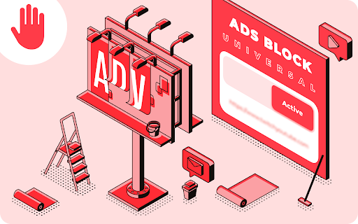 AdsBlock Universal  from Chrome web store to be run with OffiDocs Chromium online