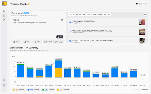 Adscorn Portable Google Ads  Meta Ads AI Analysts  from Chrome web store to be run with OffiDocs Chromium online