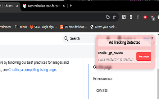 Ad Sight  from Chrome web store to be run with OffiDocs Chromium online