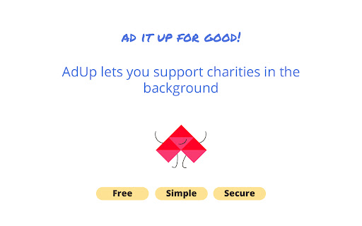 AdUP  from Chrome web store to be run with OffiDocs Chromium online
