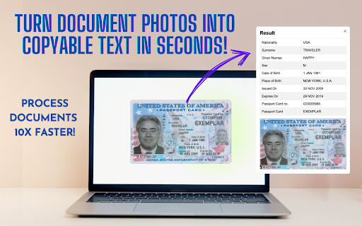 Advanced OCR Data Extractor  Document Scanner  from Chrome web store to be run with OffiDocs Chromium online