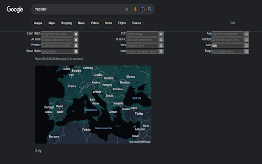 Advance Search P  from Chrome web store to be run with OffiDocs Chromium online