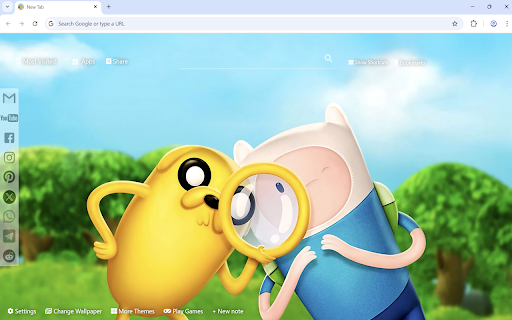 Adventure Time Wallpaper  from Chrome web store to be run with OffiDocs Chromium online