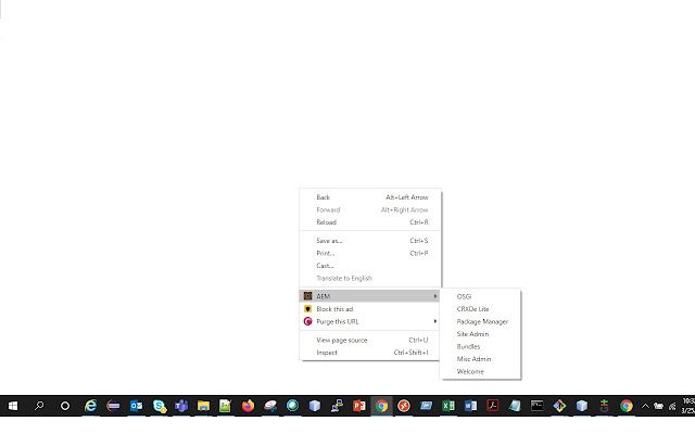 AEM Quick Switch  from Chrome web store to be run with OffiDocs Chromium online