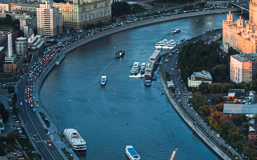 Aerial View of Moscow  from Chrome web store to be run with OffiDocs Chromium online