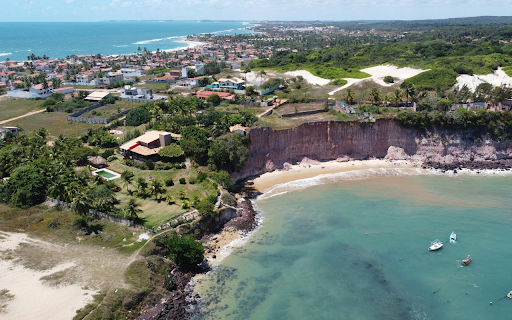 Aerial View of Nísia Floresta Coastal Landscape  from Chrome web store to be run with OffiDocs Chromium online