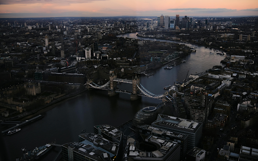Aerial View of the Tower Bridge over River Thames  from Chrome web store to be run with OffiDocs Chromium online