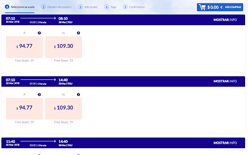 AeroSosa Show Free Seats  from Chrome web store to be run with OffiDocs Chromium online