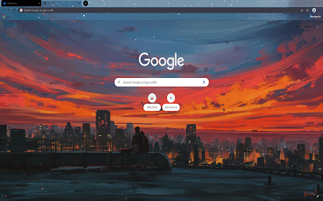 Aesthetic Background Theme  from Chrome web store to be run with OffiDocs Chromium online