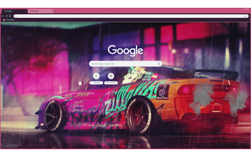 Aesthetic JDM pink theme  from Chrome web store to be run with OffiDocs Chromium online