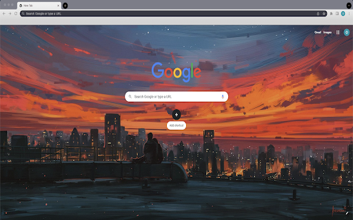 Aesthetic Sunset Theme  from Chrome web store to be run with OffiDocs Chromium online