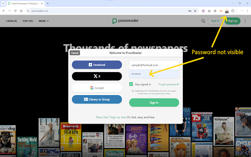 AesyTools: Password Visible  from Chrome web store to be run with OffiDocs Chromium online