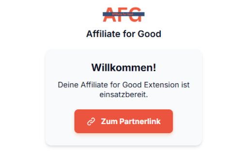 Affiliate for Good  from Chrome web store to be run with OffiDocs Chromium online