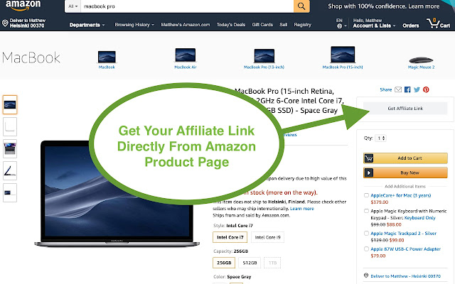 Affiliate Link Button  from Chrome web store to be run with OffiDocs Chromium online