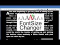 A+ FontSize Changer  from Chrome web store to be run with OffiDocs Chromium online
