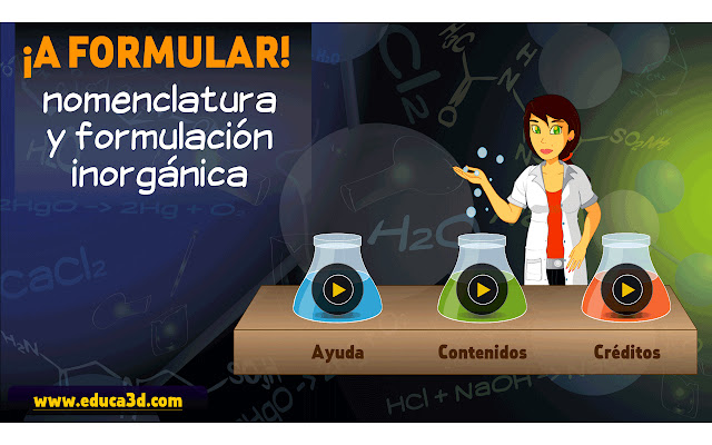A formular (quimica inorganica)  from Chrome web store to be run with OffiDocs Chromium online