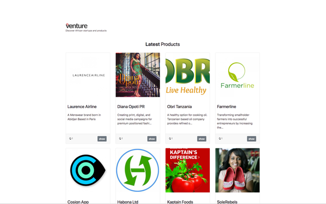 Africanventure.io  from Chrome web store to be run with OffiDocs Chromium online
