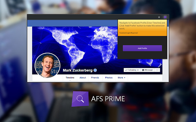 AFS Prime  from Chrome web store to be run with OffiDocs Chromium online