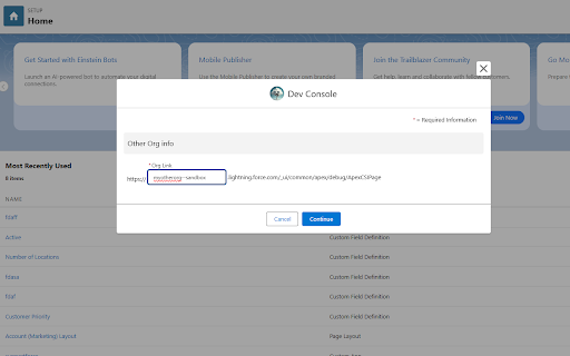 Again, Why Salesforce  from Chrome web store to be run with OffiDocs Chromium online