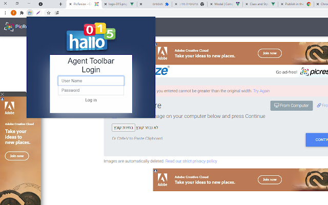 agent tool bar  from Chrome web store to be run with OffiDocs Chromium online