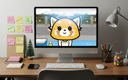 Aggretsuko Live Wallpaper New Tab  from Chrome web store to be run with OffiDocs Chromium online
