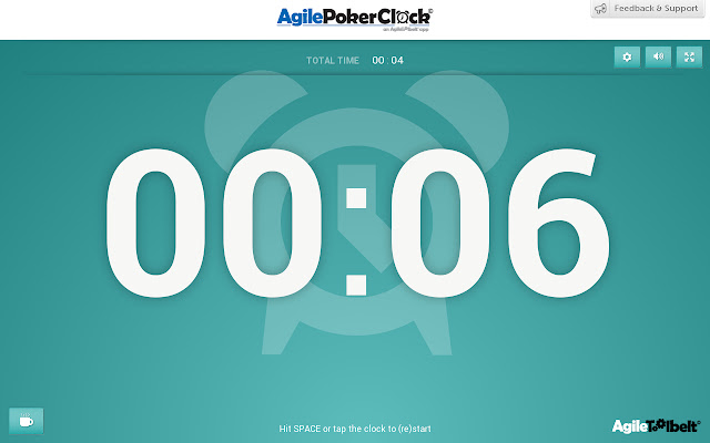 Agile Poker Clock  from Chrome web store to be run with OffiDocs Chromium online