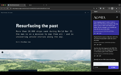 Agora  from Chrome web store to be run with OffiDocs Chromium online