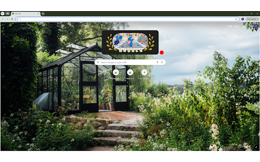 A Greenhouse in a Garden  from Chrome web store to be run with OffiDocs Chromium online