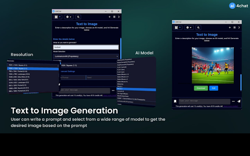 AI4Chat  from Chrome web store to be run with OffiDocs Chromium online