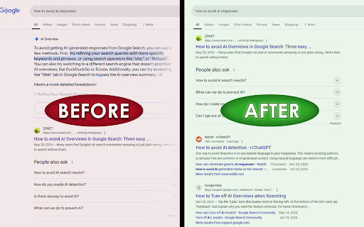 AI Blocker  from Chrome web store to be run with OffiDocs Chromium online