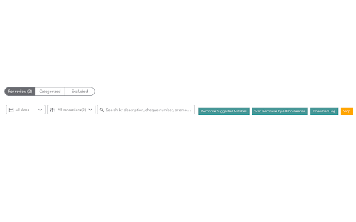 AI Bookkeeper QuickBooks Extension  from Chrome web store to be run with OffiDocs Chromium online