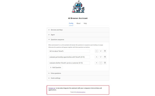 AI Browser Assistant  from Chrome web store to be run with OffiDocs Chromium online
