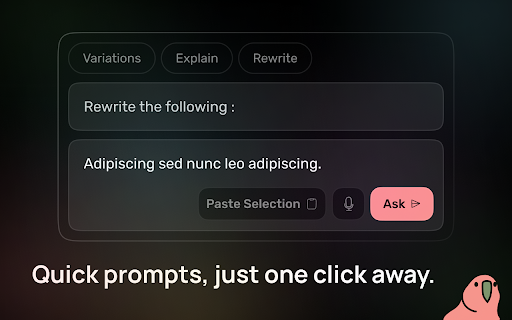 AICAPN Your new AI parrot assistant  from Chrome web store to be run with OffiDocs Chromium online
