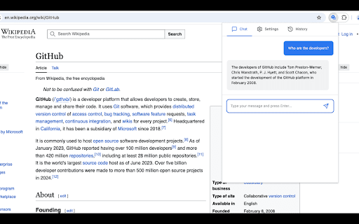 AI Chat Assistant  from Chrome web store to be run with OffiDocs Chromium online