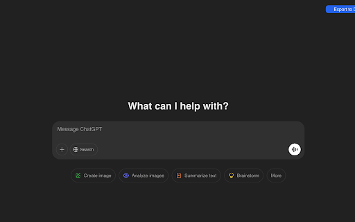 AI Chat Bridge GPTSeek Exporter Chatgpt To DeepSeek  from Chrome web store to be run with OffiDocs Chromium online