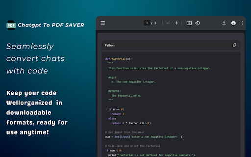 AI Chat Exporter: Save ChatGPT, Claude, Gemini  Deepseek as PDF/TXT/WORD  from Chrome web store to be run with OffiDocs Chromium online