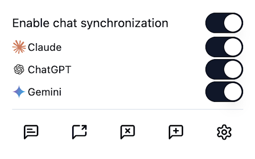 AI Chat Sync  from Chrome web store to be run with OffiDocs Chromium online