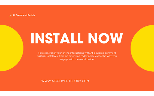 AI Comment Buddy  from Chrome web store to be run with OffiDocs Chromium online