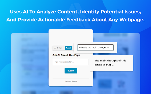 AI Content Checker  from Chrome web store to be run with OffiDocs Chromium online