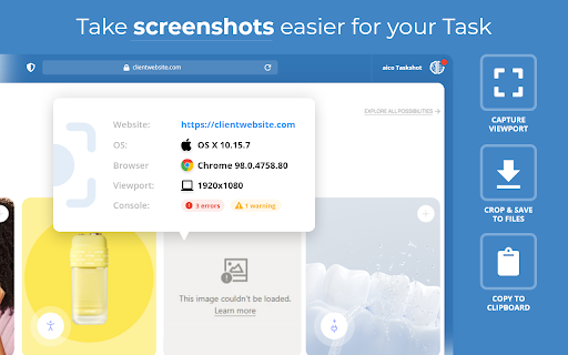 aico TaskShot  from Chrome web store to be run with OffiDocs Chromium online