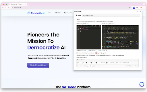 AI Crawler  from Chrome web store to be run with OffiDocs Chromium online